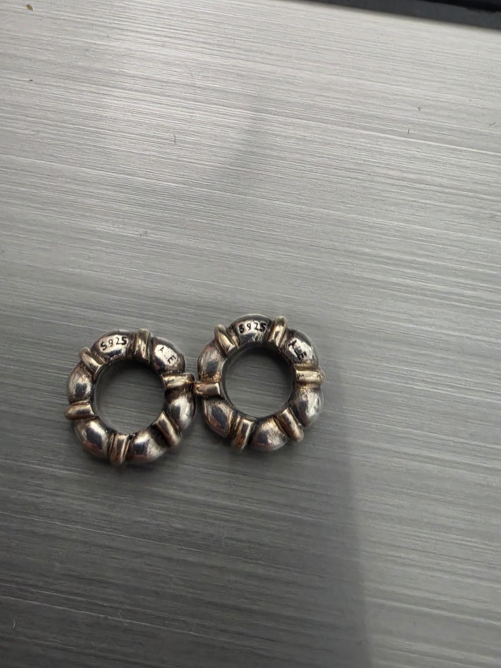 Sterling Silver Floral 14k Spacer